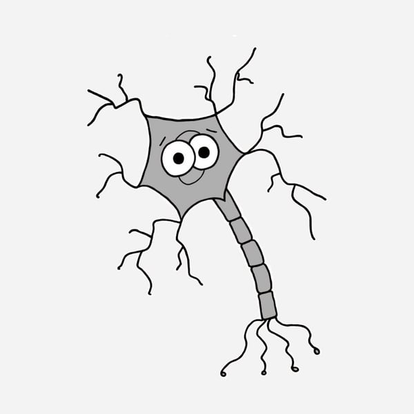 happy neuron clipart